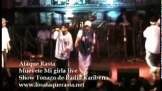 MUEVETE MI GIRLA -  ATAQUE RASTA Y DJ CUERVO,DISCOTECA PARAISO,RADIO KARIBEÑA,REGGAETON PERUANO