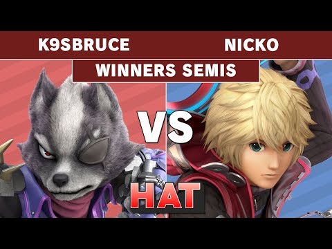 HAT 54 - K9sbruce (Wolf) Vs. FAD | Nicko (Shulk) Winners Semis - Smash Ultimate