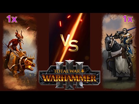 Can Heralds of Khorne's Fury Beat Grail Knights in Total War: Warhammer 3?