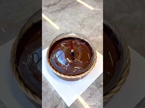 Amazing Walnut Chocolate Compas Cake 🧭 #shorts