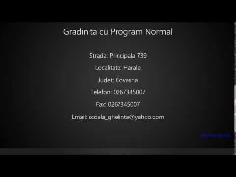 Gradinita cu Program Normal Harale
