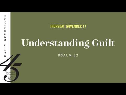 Understanding Guilt – Daily Devotional