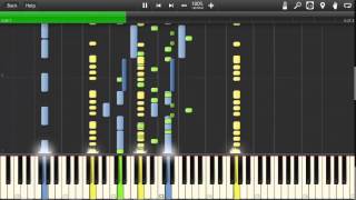 Marvel Studio Logo Fanfare/Intro by Brian Tyler - Piano Tutorial Synthesia