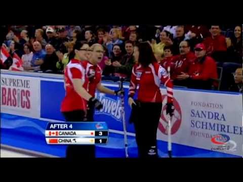 CURLING: WWCC 2012 - D4 - CAN vs CHN - HIGHLIGHTS
