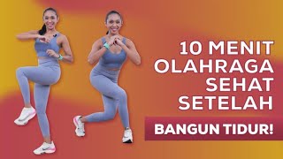 Download lagu 10 Menit Olahraga Setelah Bangun Tidur! Bakar Lemak Tubuh Sebelum Beraktivitas! | Workout at Home mp3