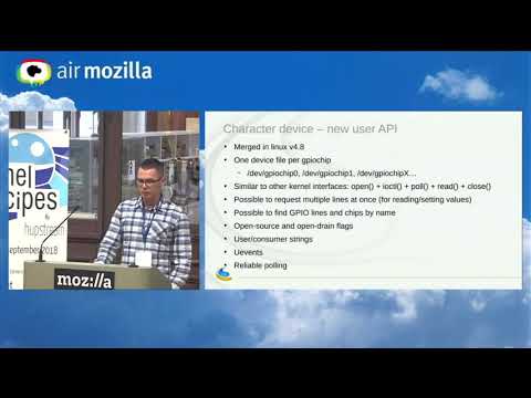 Kernel Recipes 2018 - New GPIO Interface for User Space - Bartosz Golaszewski