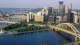 preview picture of video 'Pittsburgh, City of Bridges, Allegheny County, Pennsylvania, United States, North America'