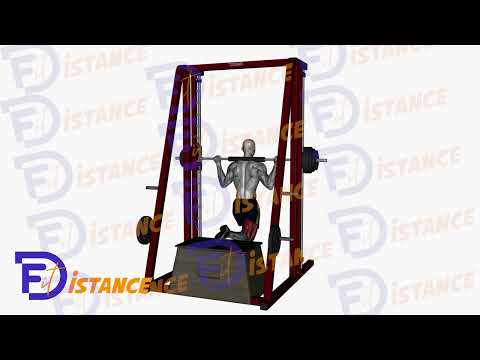 Fentes bulgares à la Smith machine (machine guidée) - Exercice Fentes bulgares à la Smith machine (machine guidée) en vidéo