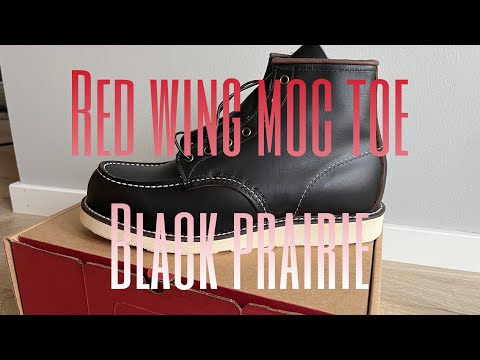 Unboxing the Red Wing 8849 Moc Toe in Black Prairie