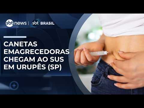 Canetas emagrecedoras começam a ser fornecidas pelo SUS em Urupês, no interior de SP | #SBTBrasil