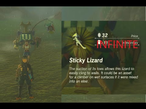 ONE of the *BEST* ways to get STICKY LIZARDS (FOR  FROGGY ARMOR in ZELDA TEARS OF THE KINGDOM)