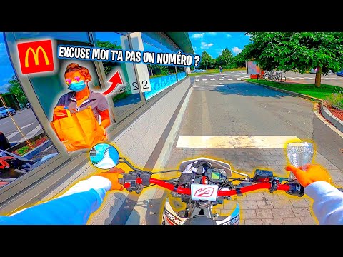 GETTING PICKED UP AT MACDO'S ON A MOTORCYCLE! 🤣💖(or not...)