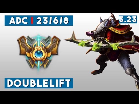 TSM Doublelift | Twitch vs Ezreal | Bot Lane | Preaseason 6 | Patch 5.23