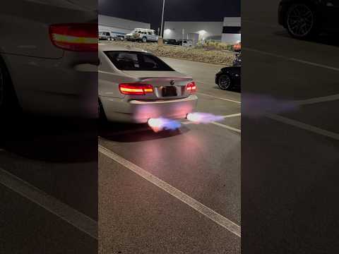 N54 flame tune #335i #n54 #mhd #e92