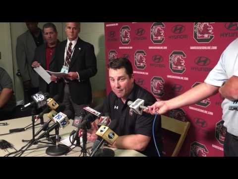 Will Muschamp postgame South Carolina vs. Vanderbilt