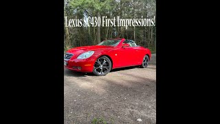 Lexus SC430 - buying used and first impressions