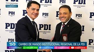 En una emotiva ceremonia, PDI O’Higgins concreta cambio de mando regional