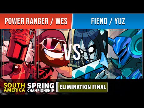 Power Ranger & Wes VS Fiend & Yuz - Elimination Final - SA - Brawlhalla Spring Championship 2022