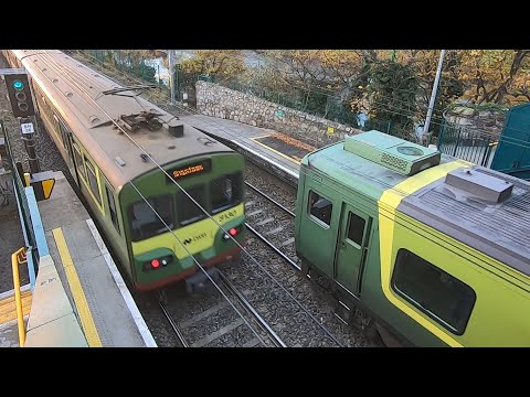 Irish Rail 8100 and 8500 Class Dart Trains - Booterstown Station, Dublin