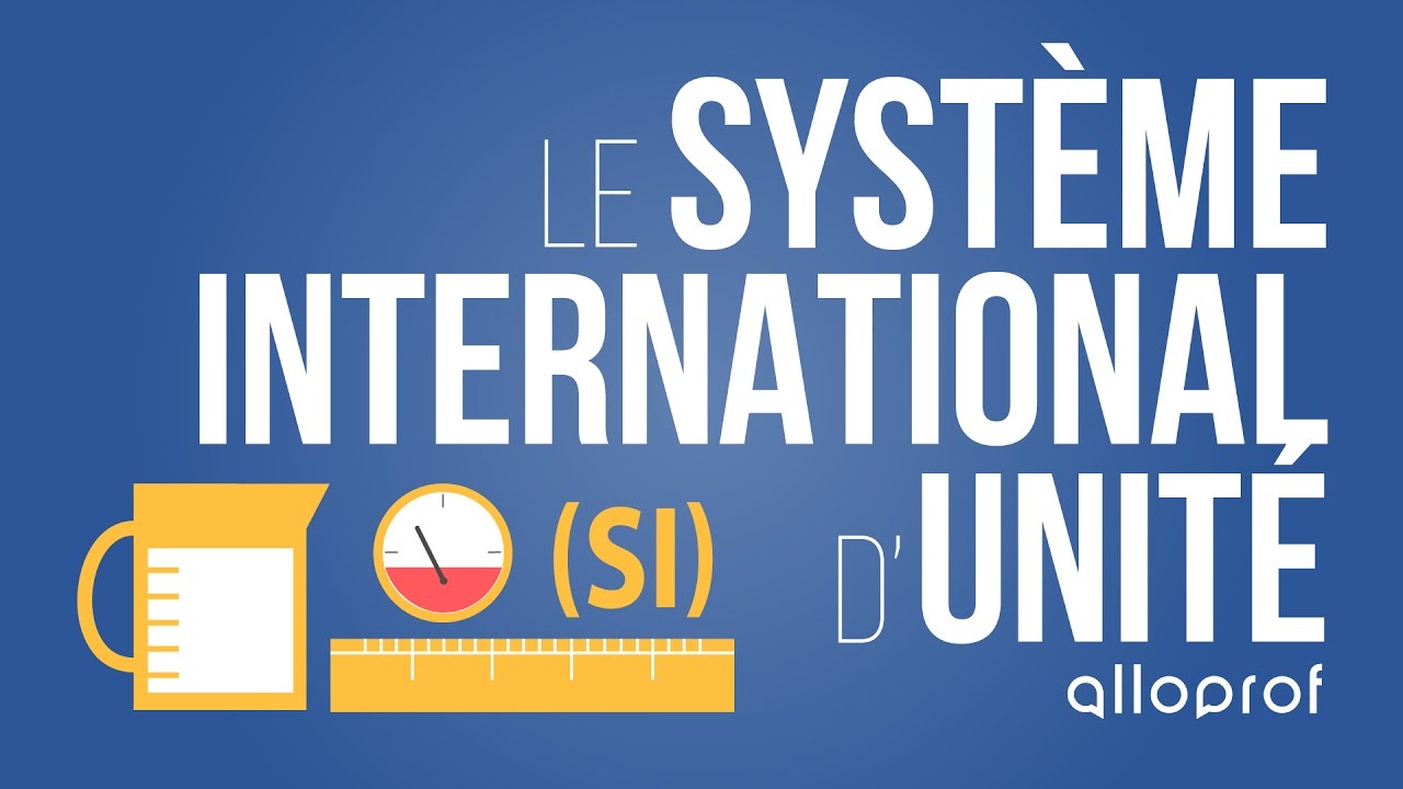 Les préfixes du système international d'unités (SI)