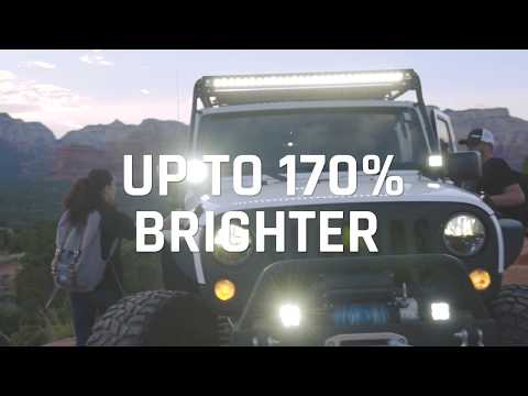 Rigid marine 60 degree flood lens lights with Hybrid optics and low power draw