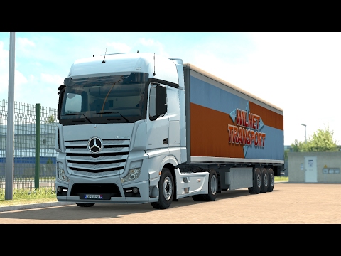 ETS 2 - Mercedes Actros MP4 - Trip: Nantes - Bourges