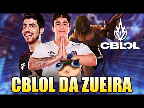 PARTIDA SENDO COMPRADA E LEE SINDROME DO ROBO - CBLOL DA ZUEIRA