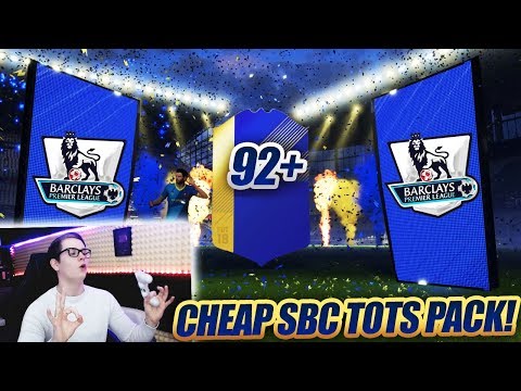 92+ PREMIER LEAGUE TOTS im Garantierten SBC PACK OPENING!! (GÜNSTIG)💎🤑😍 FIFA 18 Team of the Season 😱