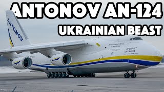 Ukrainian Beast! Antonov Airlines AN-124 Ruslan action in Montreal (YMX/CYMX)