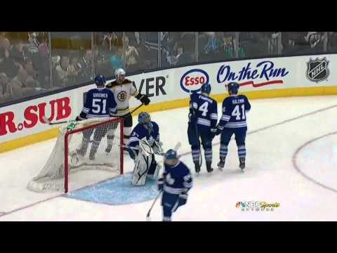 James Reimer 2 great saves in 2nd May 12 2013 Boston Bruins vs Toronto Maple Leafs NHL Hockey