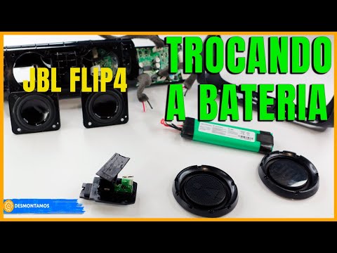 COMO ABRIR A JBL FLIP 4 | Como retirar a bateria jbl flip 4