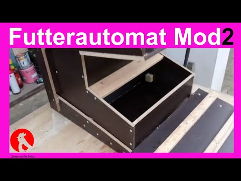 , title : '013 Hühnerfutterautomat mit Trittklappe Modell 2 - Kurzvorstellung 2018 🐔'