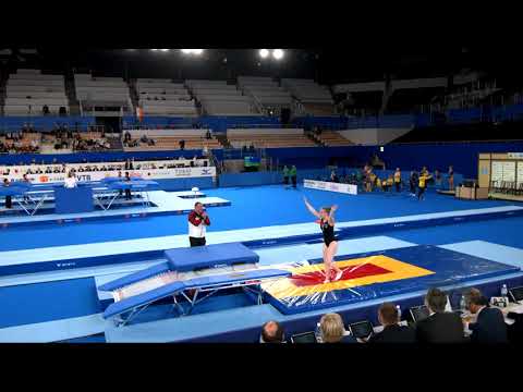 TWESTEN Jana (GER) W - 2019 Trampoline Worlds, Tokyo (JPN) - Qualification Double Mini R1