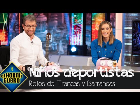 Ona Carbonell duda con los deportistas convertidos en niños por Trancas y Barrancas - El Hormiguero