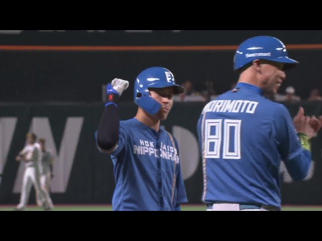 【2回表】右中間の真ん中を破った!! ファイターズ・水野達稀 勝ち越しのタイムリー3ベース!!  2024年5月6日 福岡ソフトバンクホークス 対 北海道日本ハムファイターズ