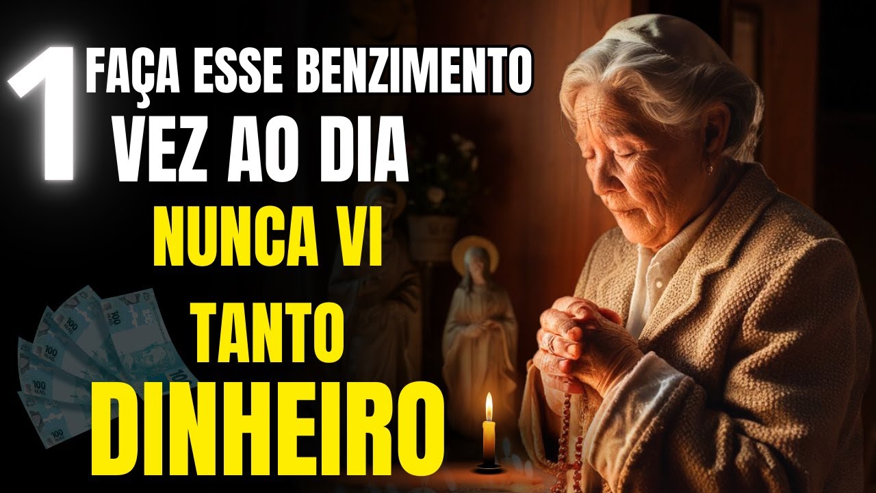 BENZIMENTO PARA MUDANÇA FINANCEIRA RÁPIDA - FAÇA APENAS UMA VEZ AO DIA E VEJA A CHUVA DE BÊNÇÃOS