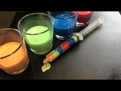 Syringe Pour - Fluid Pour Art | 'Dirty Syringe' Technique