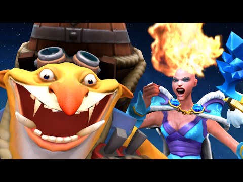 Techies Makes Crystal Maiden Poor AF - DotA 2