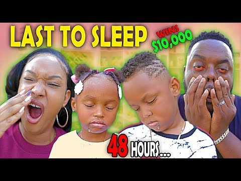 Last To Fall ASLEEP Wins $10,000 CHALLENGE! | The Beast Family