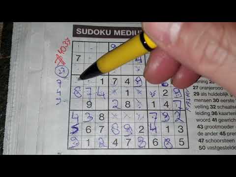 Winter Olympics is coming soon. (#4037) Medium Sudoku puzzle 01-27-2022
