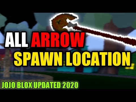 Jojo Blox | ALL STAND ARROW SPAWN LOCATIONS (2020)