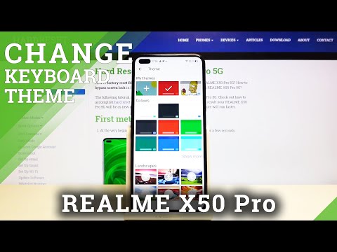 How to Change Keyboard Theme on Realme X50 Pro – Operate Keyboard Settings