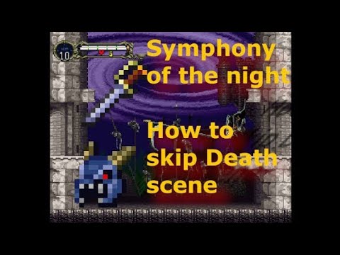 Symphony Of The Night - Easiest way to skip Death Scene
