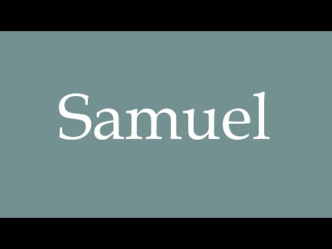 How to pronounce ''Samuel'' correctly in French