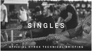 SINGLES | OFFICIAL HYROX TECHNICAL BRIEFING
