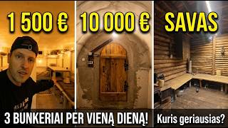 3 BUNKERIAI PER VIENĄ DIENĄ