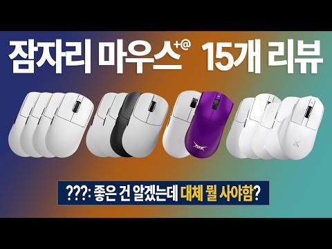 잠자리 마우스 뭐 골라야 할지 고민 중이시죠?
