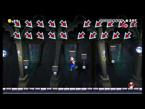 NewerSMBU 3-4 House Of Blocks by SMMB219 ~ SUPER MARIO MAKER ~ NO COMMENTARY 1be