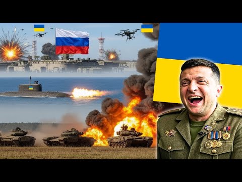 Ukrainian STRIKE Russian Base - Destroyed Two Submarine and Artillery Convoy | Russian Ukraine War