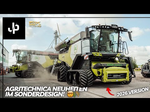 Wheat harvest with three new Claas Lexion 8600s! || JP Agrar